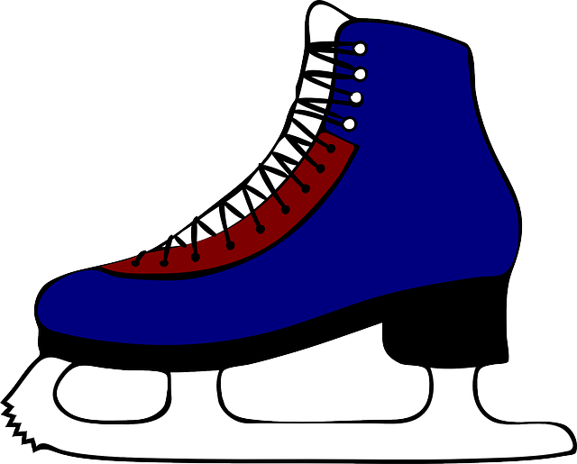溜冰鞋 滑冰 冰鞋 - 免费矢量图形