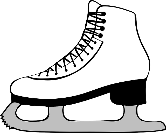 溜冰鞋 滑冰 冰鞋 - 免费矢量图形