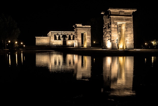 寺庙 埃及 夜 - 上的免费照片