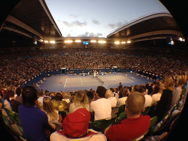 网球 棒紫菜竞技场 澳大利亚公开赛 - 上的免费照片
