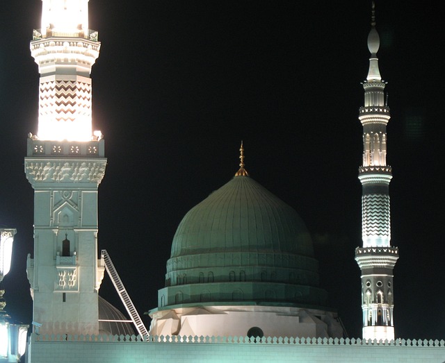 清真寺 预言家 绿色 - 上的免费照片