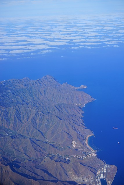 特内里费岛 鸟瞰图 岛 - 上的免费照片