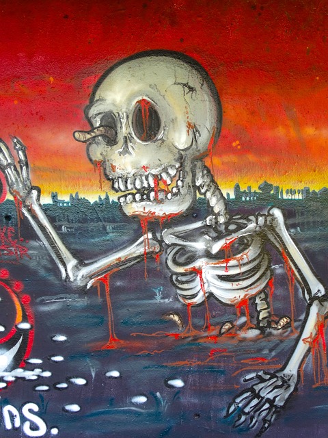 涂鸦 骨骼 死亡 - 上的免费照片