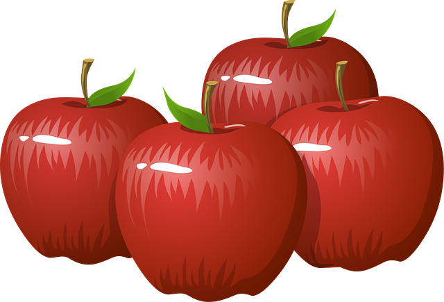 苹果 水果 食物 - 免费矢量图形