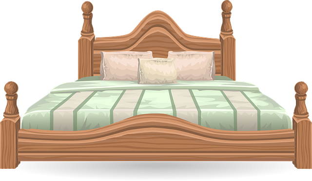 床 家具 卧室 - 免费矢量图形