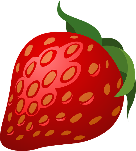 草莓 粉色的 水果 - 免费矢量图形