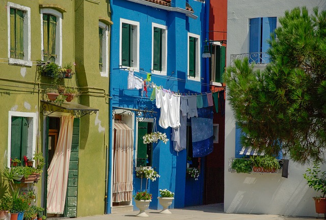 布拉诺岛 意大利 五颜六色的房子 - 上的免费照片