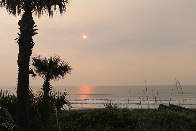 蓬特韦德拉海滩的日出 日出 大西洋 - 上的免费照片