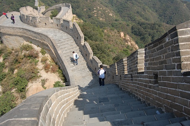 长城 旅游 攀登 - 上的免费照片