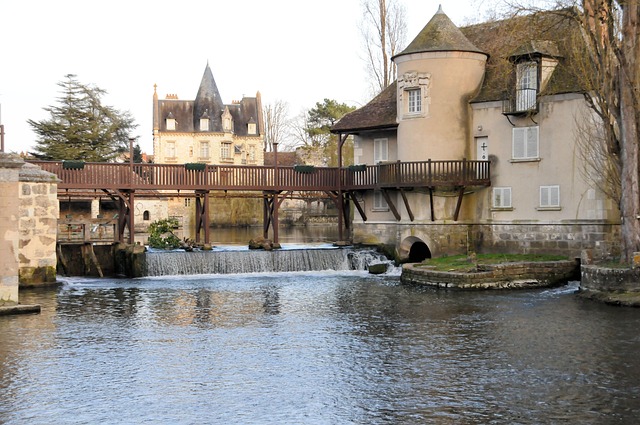 磨机 级联 Moret-Sur-Loing - 上的免费照片