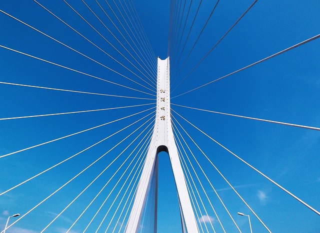 大桥 蓝天 桥梁 - 上的免费照片
