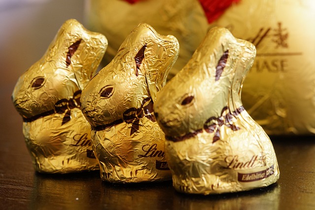 复活节兔子 兔子 金箔 - 上的免费照片