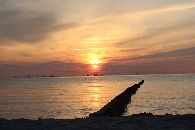 波罗的海 太阳 日落 - 上的免费照片