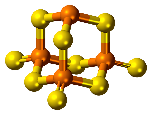 硫化磷 分子 模型 - 上的免费图片