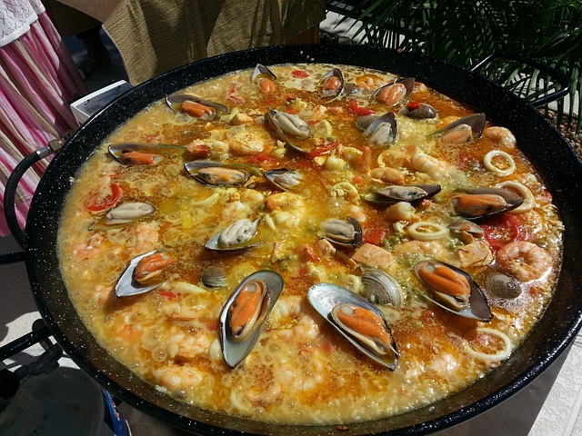 瓦伦西亚海鲜饭 肉菜饭 西班牙海鲜饭 - 上的免费照片
