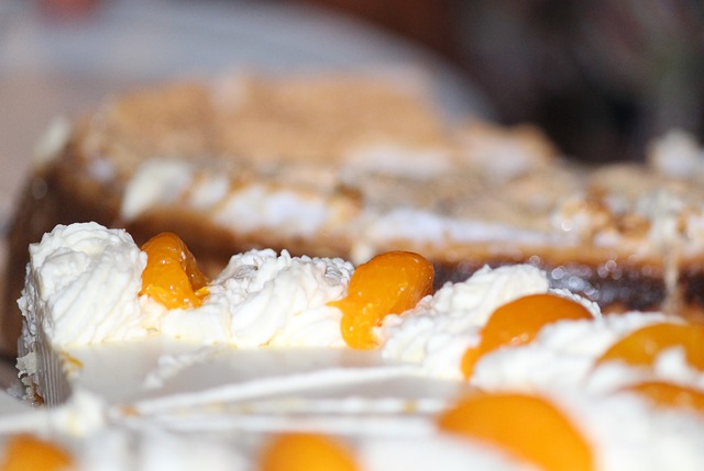 蛋糕 奶油蛋糕 桃 - 上的免费照片