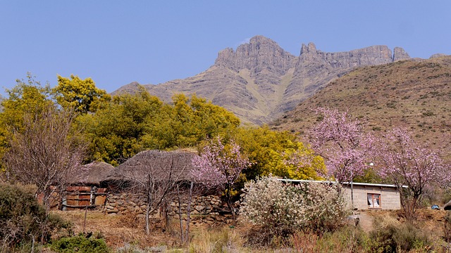 莱索托 山景观 桃花源 - 上的免费照片