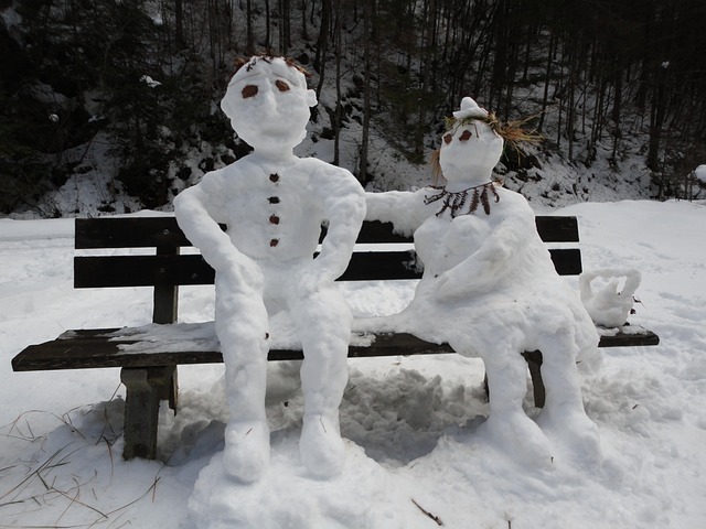 雪人 雪女人 冬天 - 上的免费照片