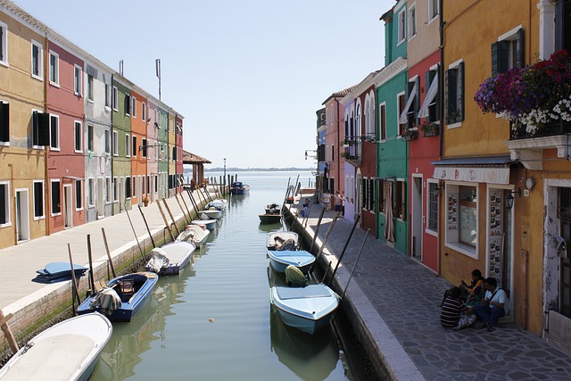威尼斯泻湖 布拉诺岛 渠道 - 上的免费照片
