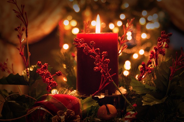 圣诞节 蜡烛 红色的 - 上的免费照片