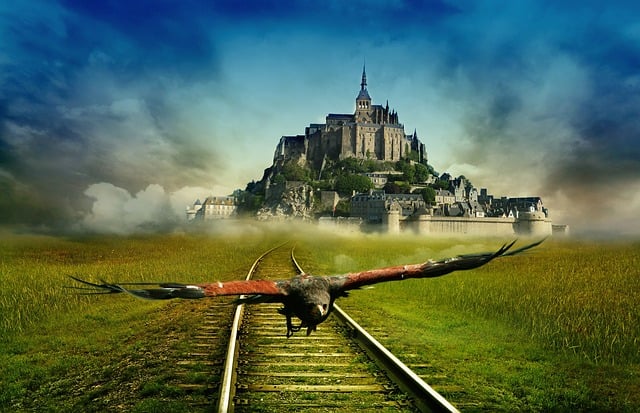 圣米歇尔布列塔尼修道院 法国 城堡 - 上的免费图片