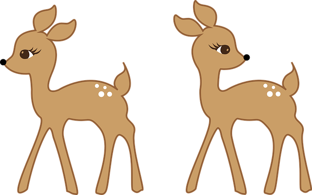 鹿 应用程序 斑比 - 免费矢量图形
