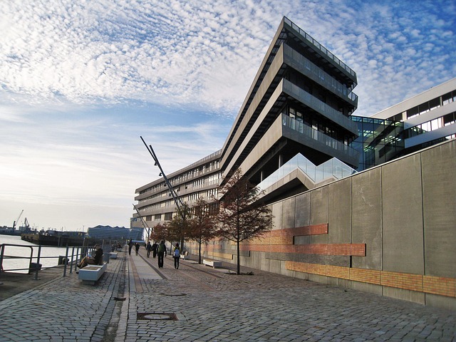 汉堡 港口城市大学 在易北河北部 - 上的免费照片