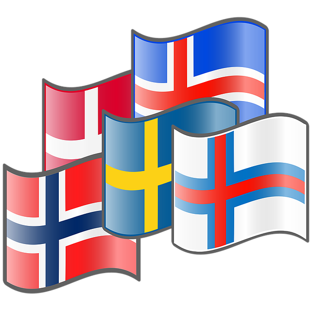 北欧旗帜 丹麦 冰岛 - 上的免费图片