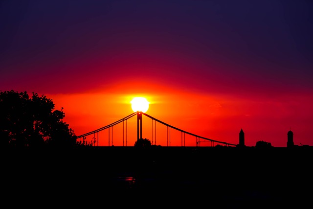 Krefeld Rheinbrücke - 上的免费照片