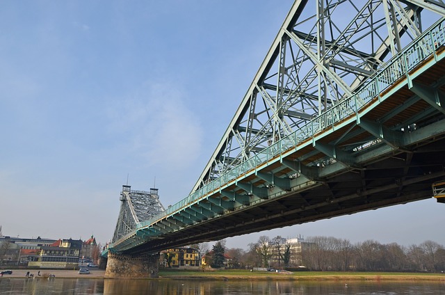 德累斯顿 蓝色奇迹 钢桥 - 上的免费照片