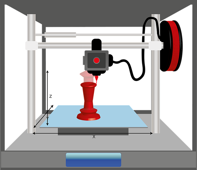 打印机 3D打印机 模型 - 免费矢量图形