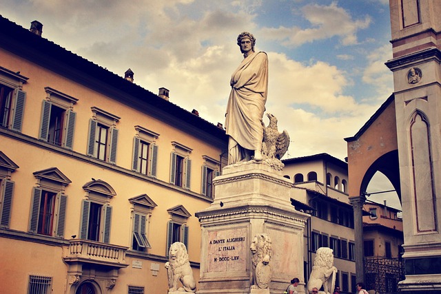 但丁雕像 但丁阿利吉耶里 意大利 - 上的免费照片