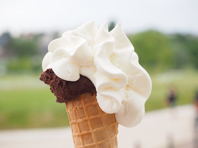 冰淇淋 软冰淇淋 华夫格冰淇淋 - 上的免费照片