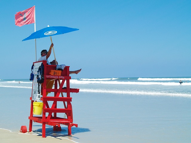 救生员 代托纳海滩 海洋 - 上的免费照片
