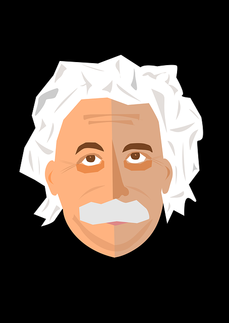 艾伯特 阿尔伯特 · 爱因斯坦 - 免费矢量图形