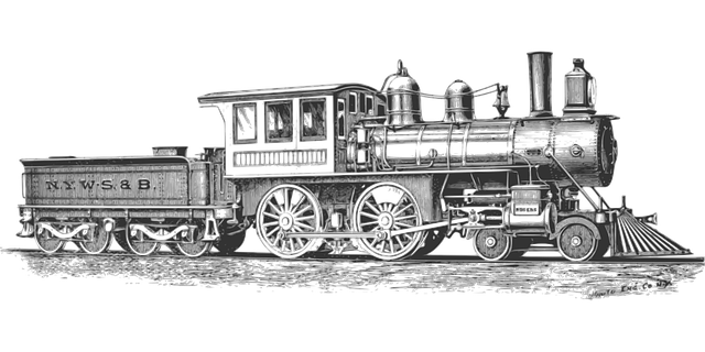 机车 单色 铁路 - 免费矢量图形