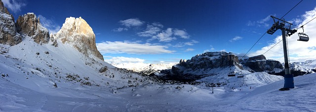 白云岩 全景 滑雪 - 上的免费照片