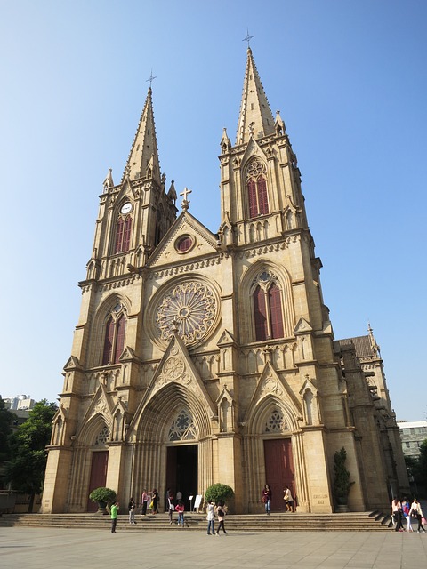 Sacred Heart Cathedral Canton - 上的免费照片