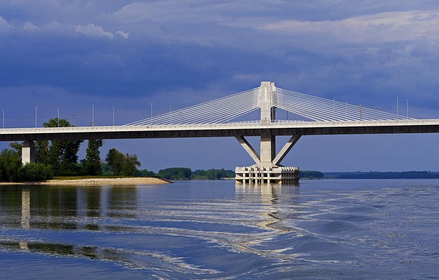 多瑙河大桥 斜拉桥 结构 - 上的免费照片