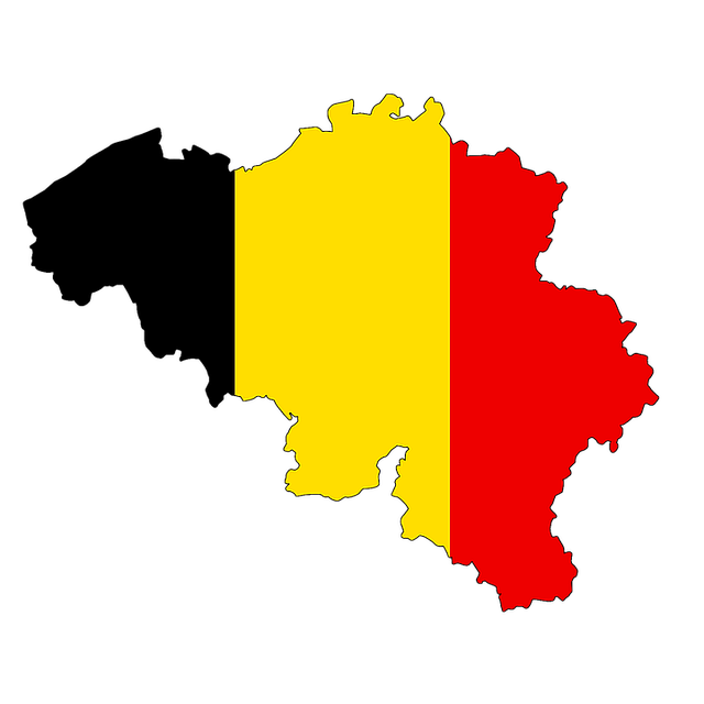 比利时 地图 旗帜 - 上的免费图片