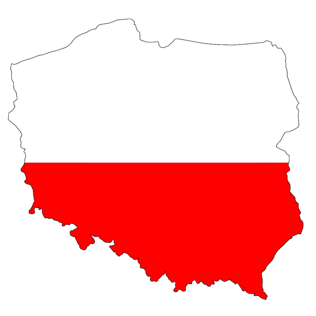 波兰 地图 旗帜 - 上的免费图片