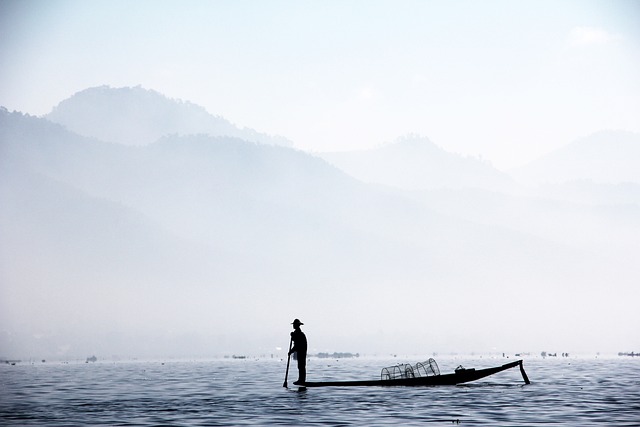 渔 独脚架渔夫 缅甸 - 上的免费照片