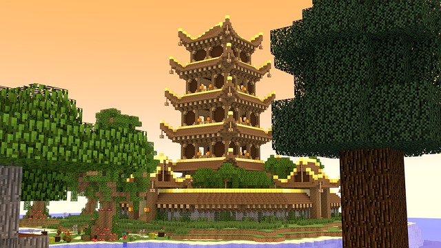 Minecraft 寺庙 3D - 上的免费图片