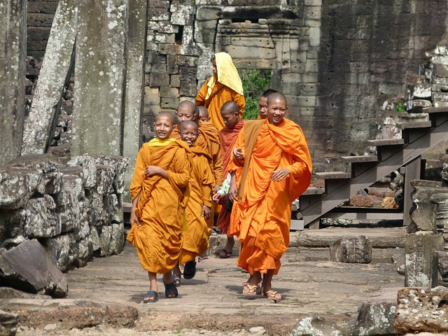 柬埔寨 吴哥窟 僧侣 - 上的免费照片