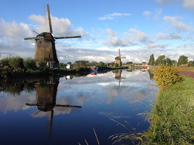 风车 阿尔克马尔 荷兰 - 上的免费照片