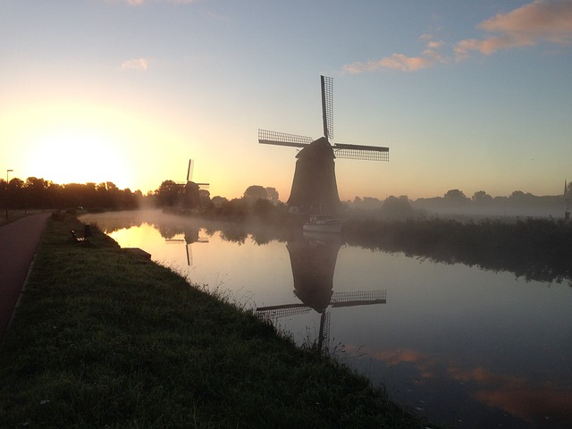 风车 阿尔克马尔 荷兰 - 上的免费照片