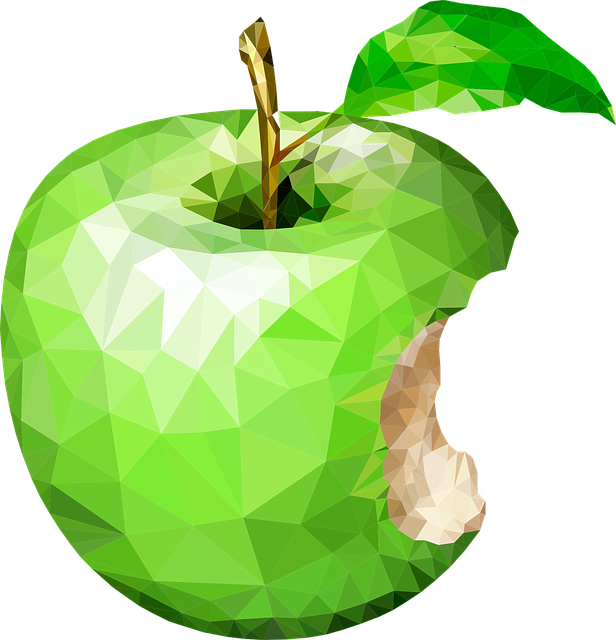 苹果 水果 青苹果 - 免费矢量图形