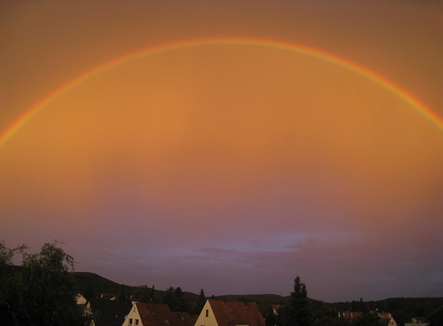 彩虹 天堂 早晨的天空 - 上的免费照片