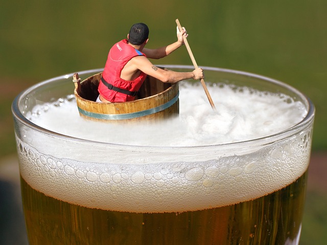啤酒 浮 漂流 - 上的免费照片