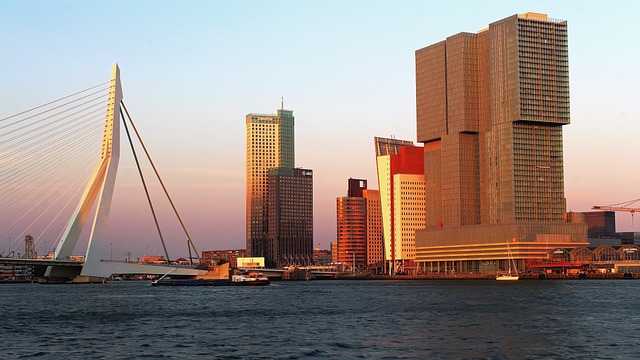 鹿特丹 天际线 港口城市 - 上的免费照片